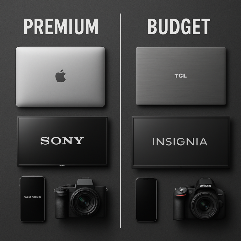 Featured image for Premium vs. Budget How Electronics Brands Differ in Quality Price 2026
